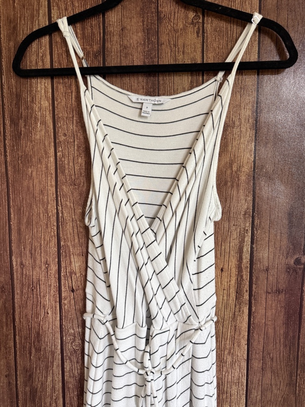 White Striped Dress - Picture 4 of 6